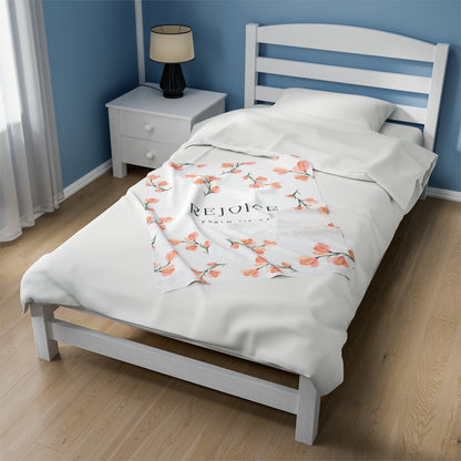 Rejoice Flowers edition Comfy Plush Blanket