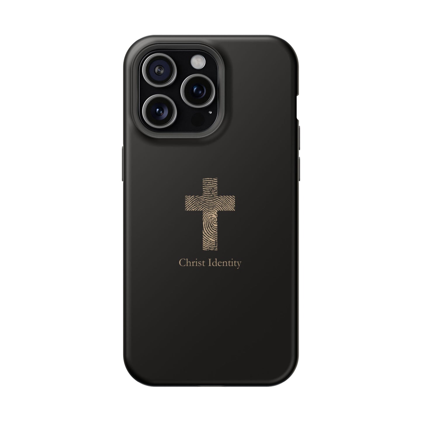 Minimalistic Christ identity durable phone case