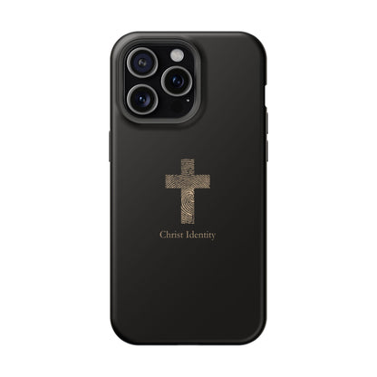 Minimalistic Christ identity durable phone case