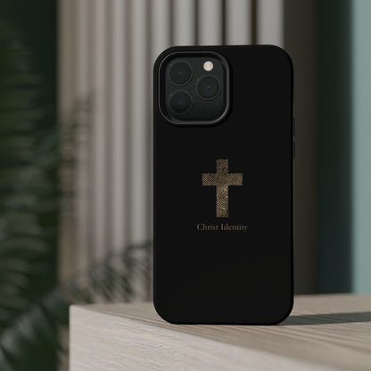 Minimalistic Christ identity durable phone case