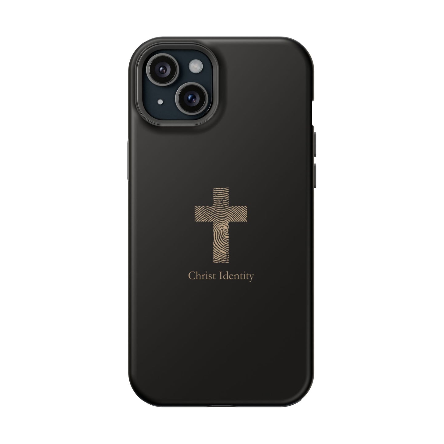 Minimalistic Christ identity durable phone case