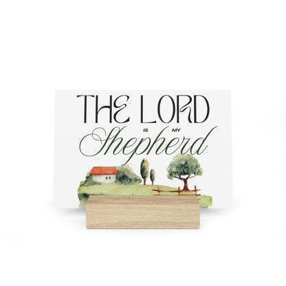 The Lord is my Shepherd Board with Stand