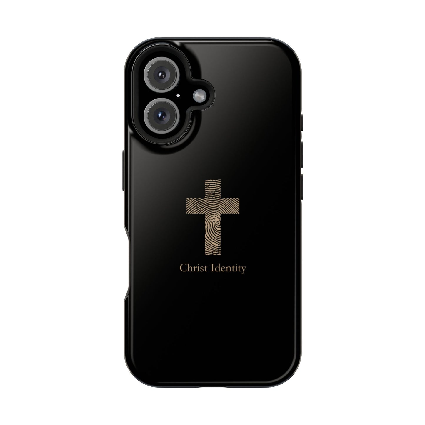 Minimalistic Christ identity durable phone case