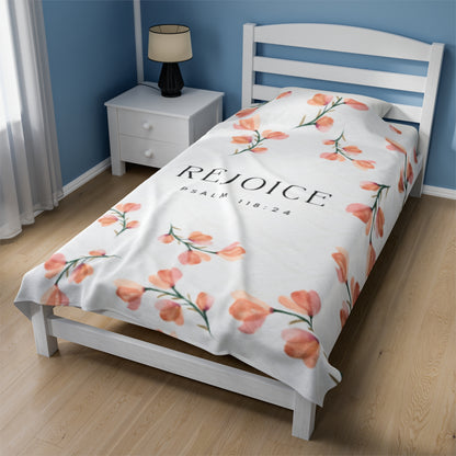 Rejoice Flowers edition Comfy Plush Blanket