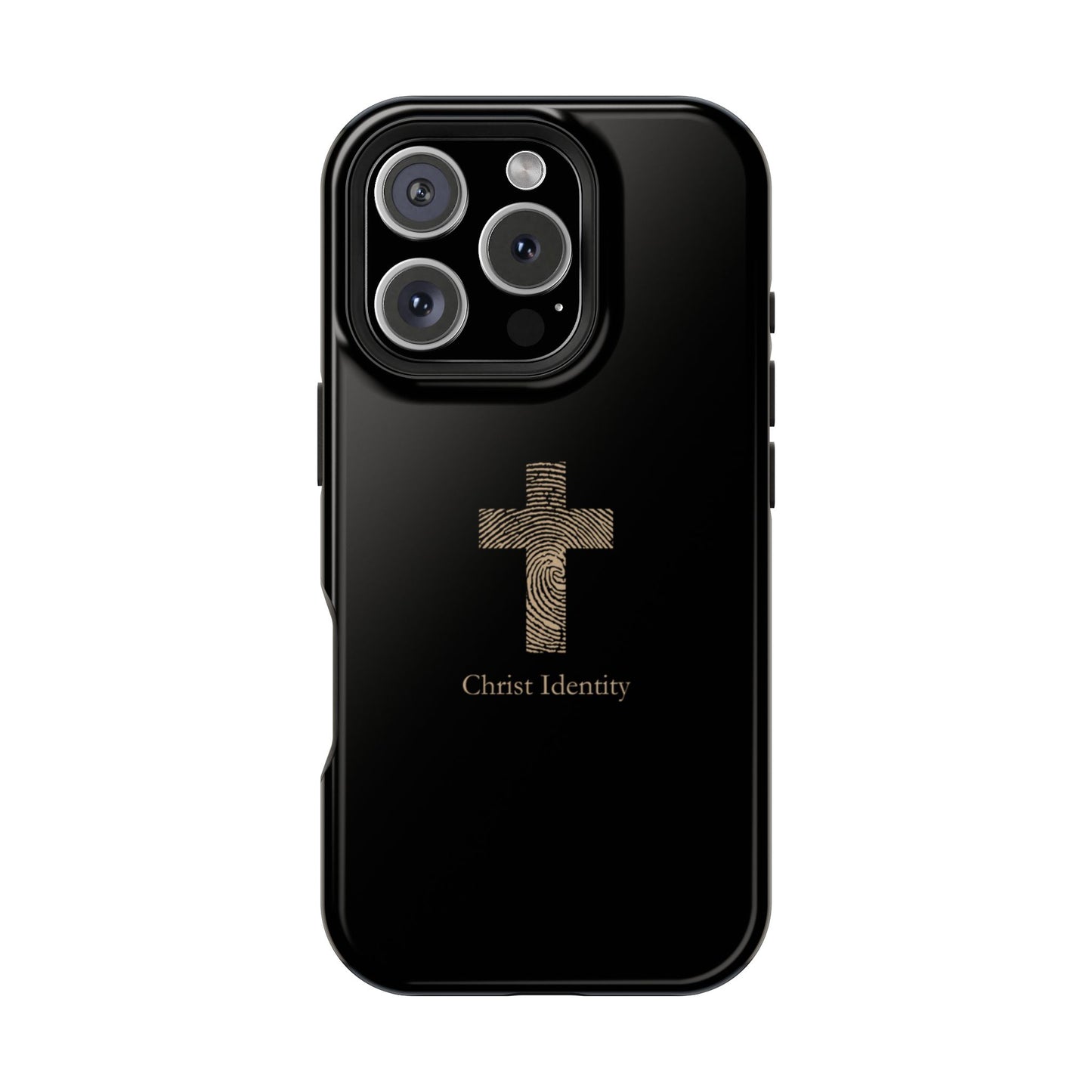 Minimalistic Christ identity durable phone case