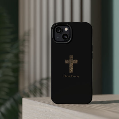 Minimalistic Christ identity durable phone case