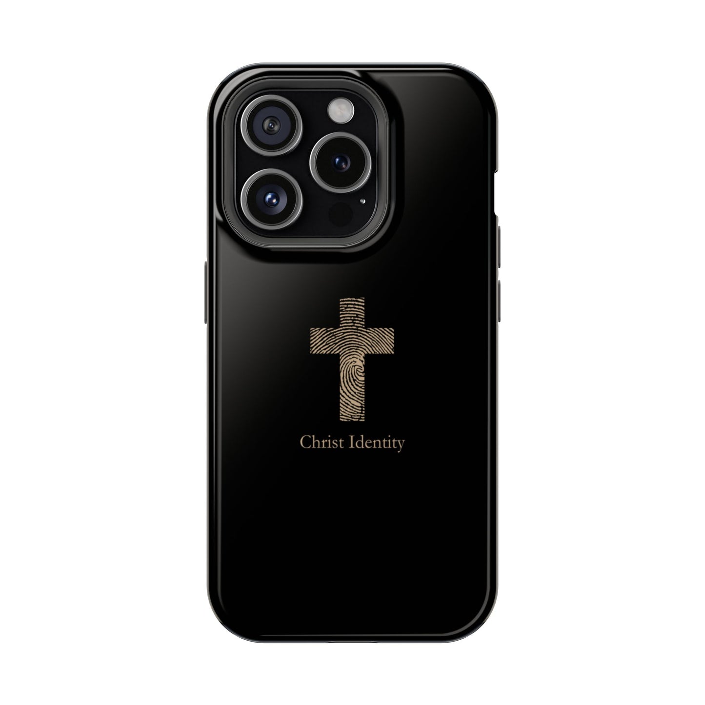 Minimalistic Christ identity durable phone case