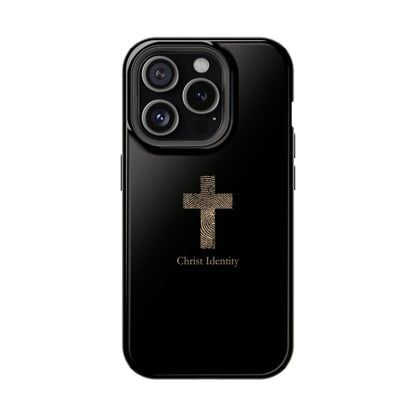 Minimalistic Christ identity durable phone case