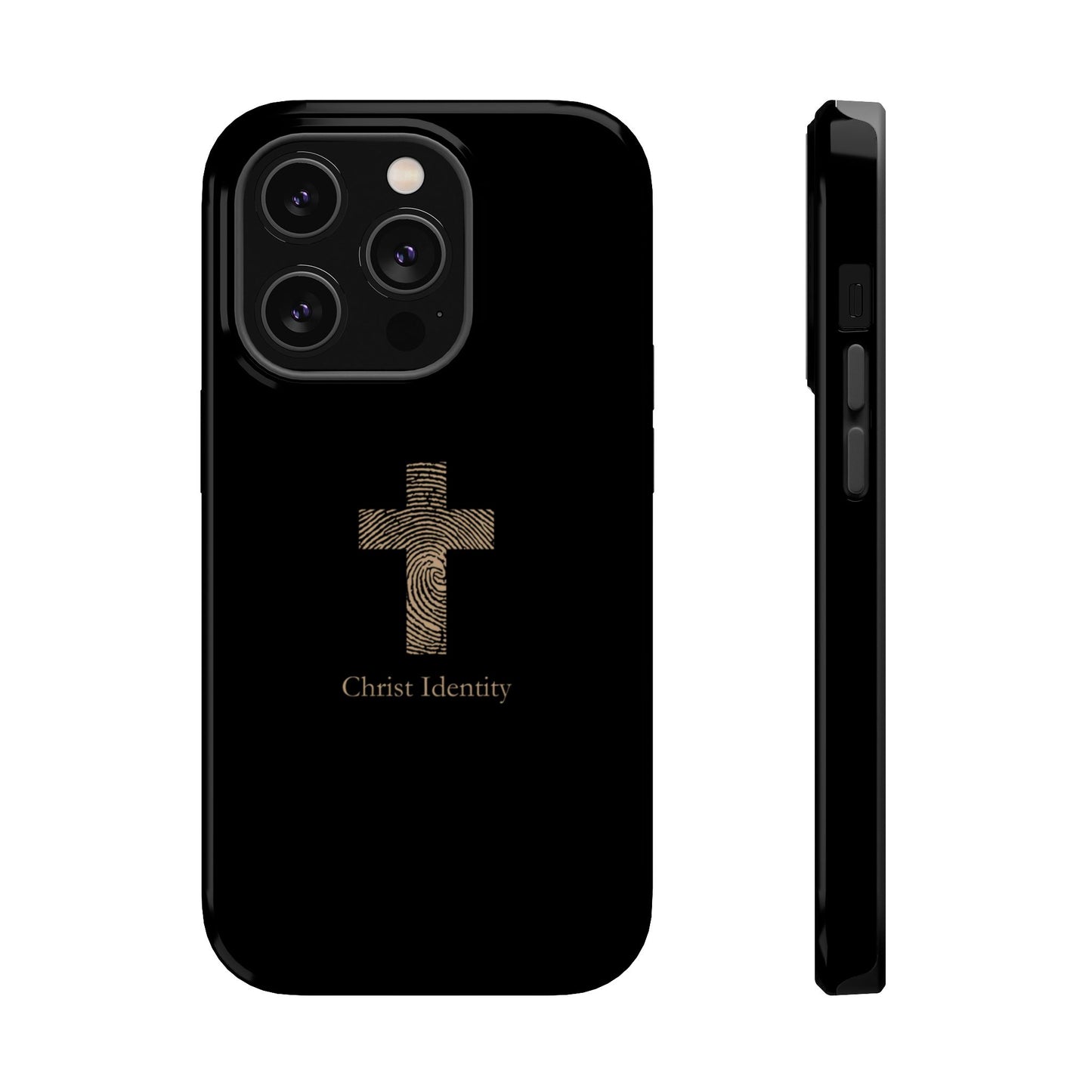 Minimalistic Christ identity durable phone case