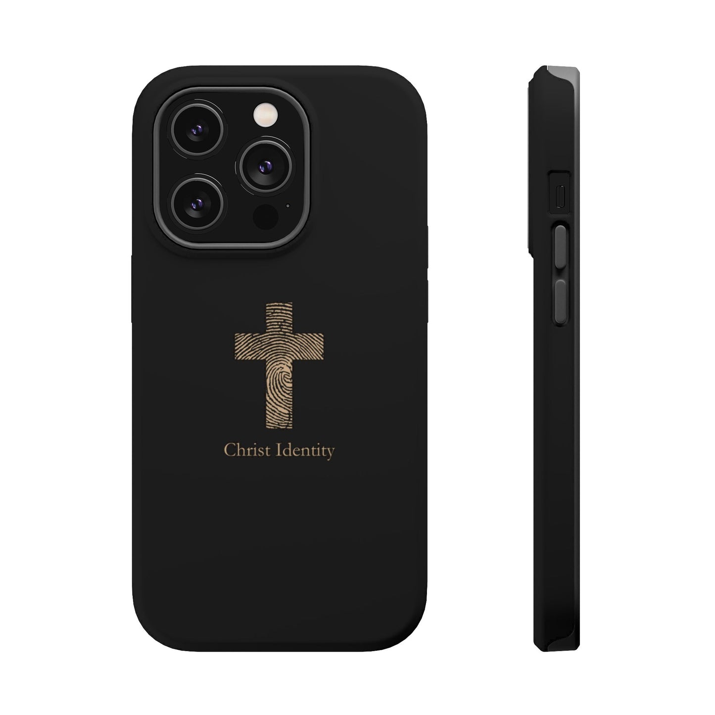 Minimalistic Christ identity durable phone case