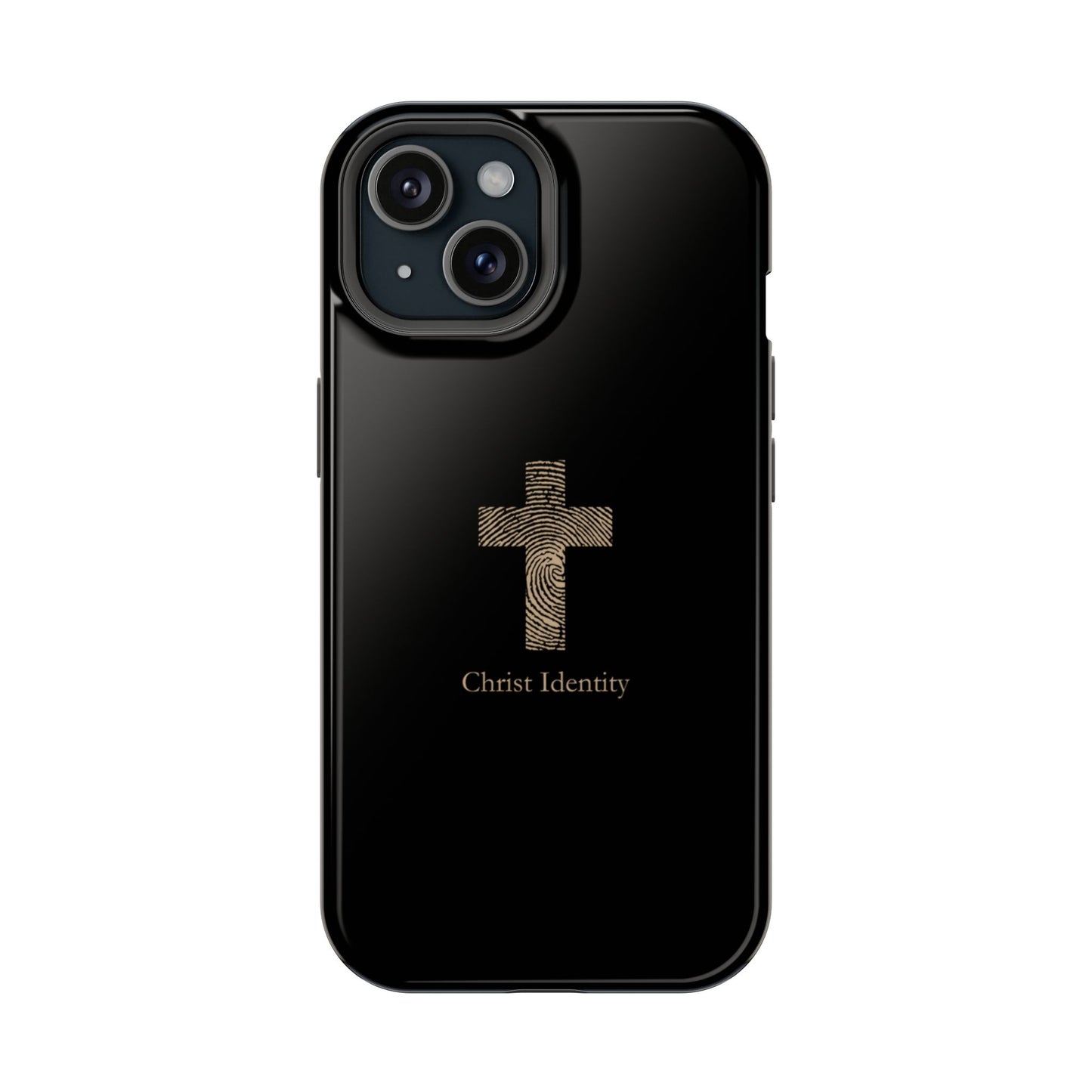 Minimalistic Christ identity durable phone case