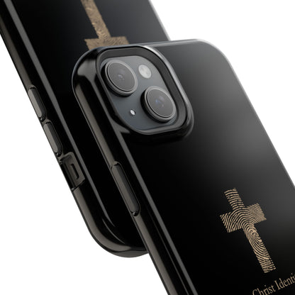 Minimalistic Christ identity durable phone case