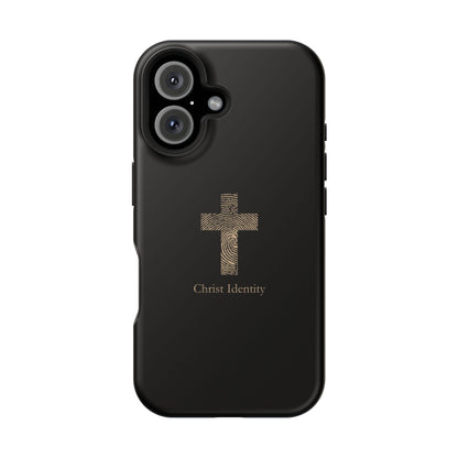 Minimalistic Christ identity durable phone case