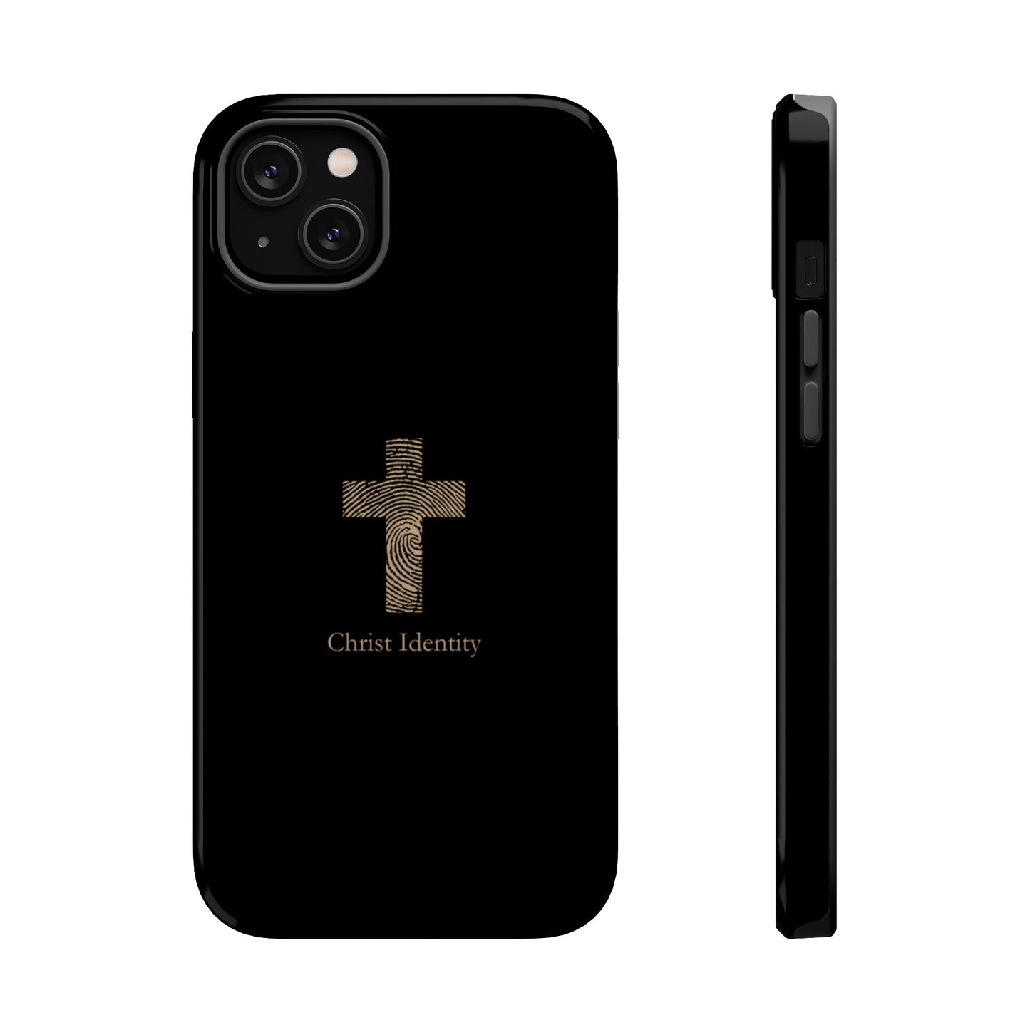 Minimalistic Christ identity durable phone case