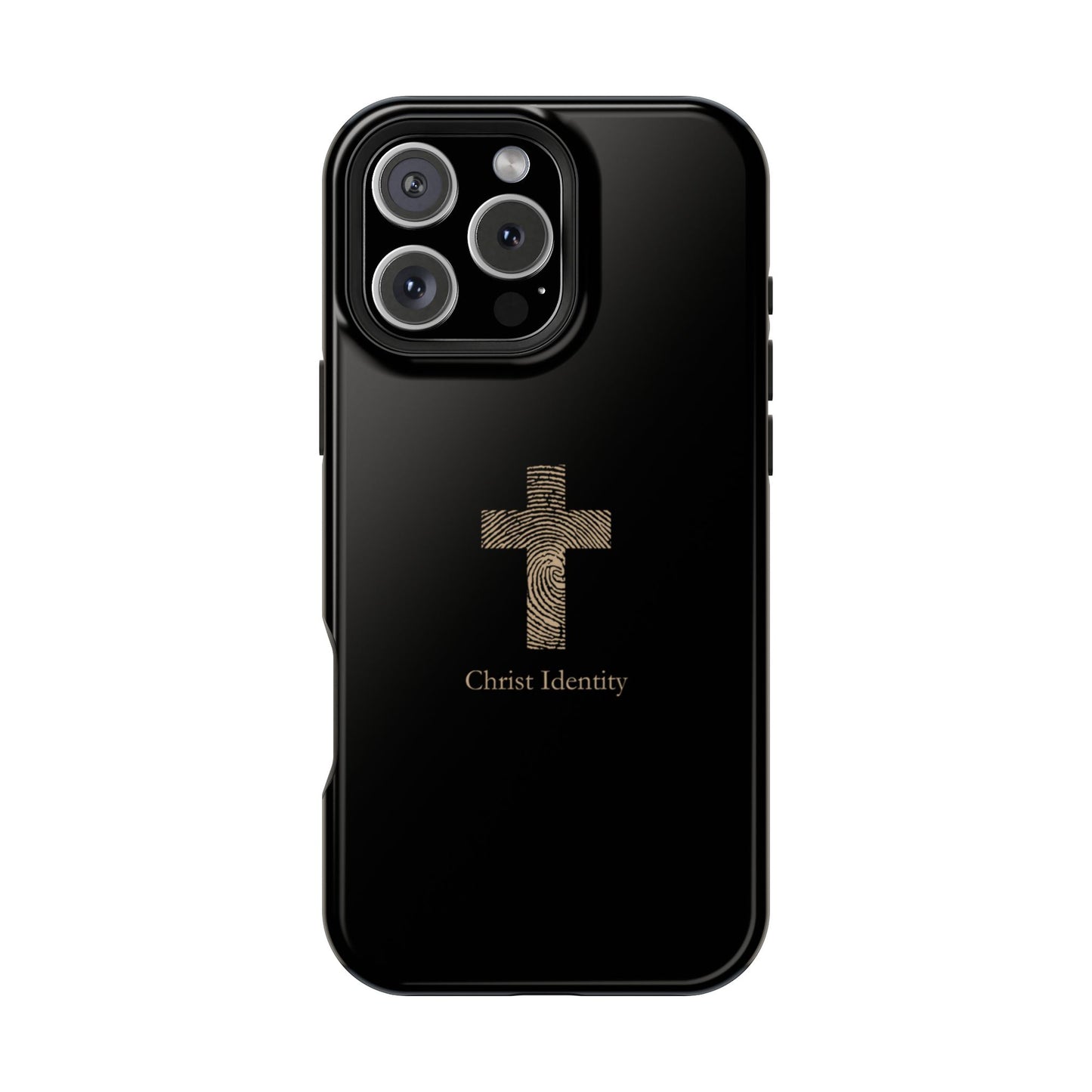 Minimalistic Christ identity durable phone case