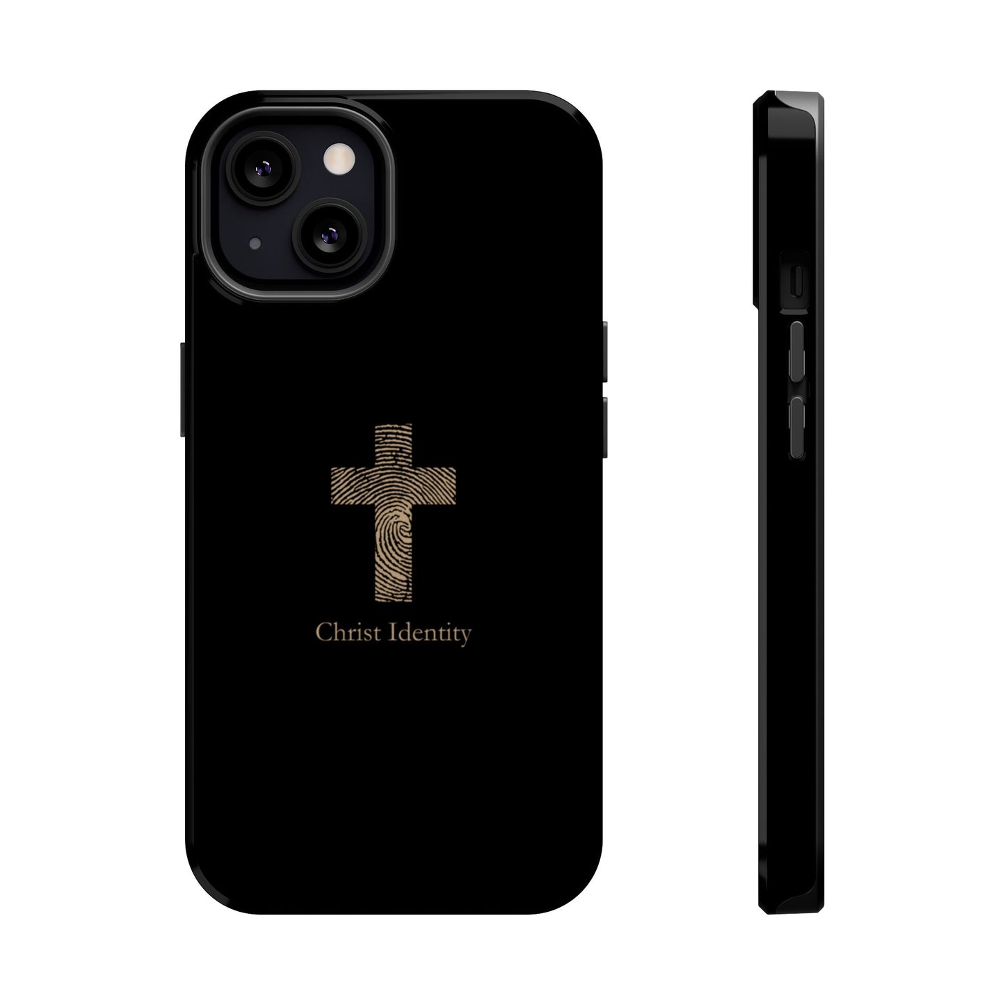 Minimalistic Christ identity durable phone case