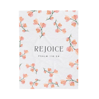 Rejoice Flowers edition Comfy Plush Blanket