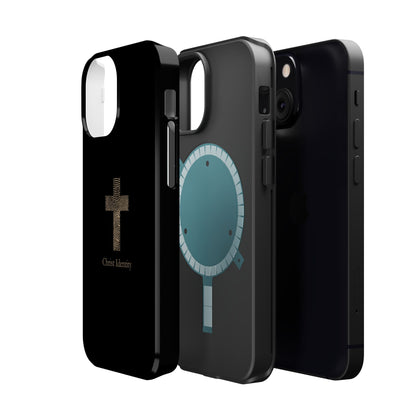 Minimalistic Christ identity durable phone case