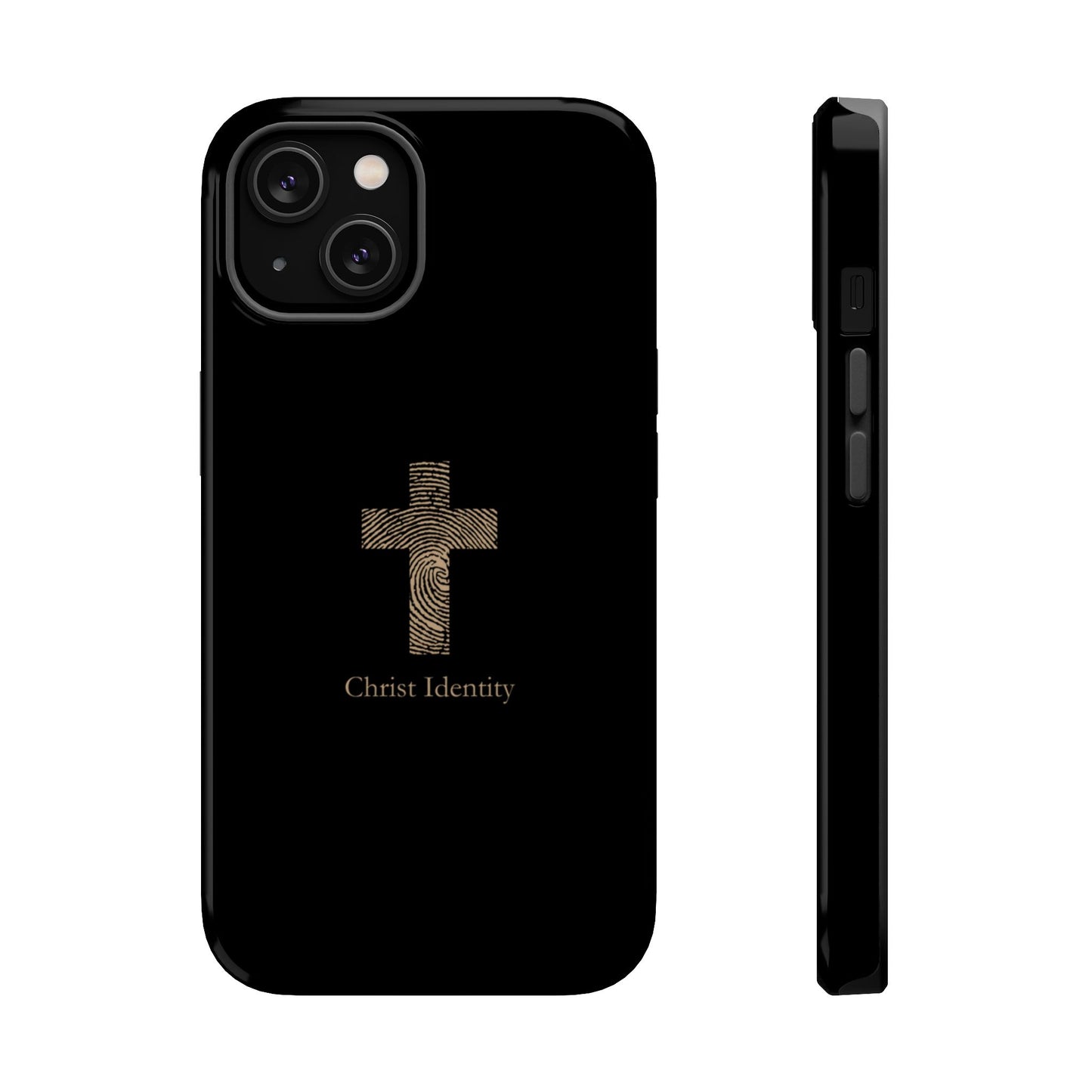 Minimalistic Christ identity durable phone case