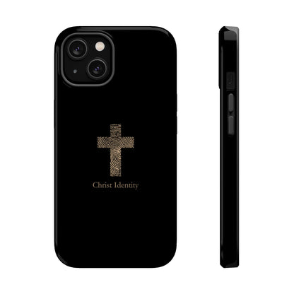 Minimalistic Christ identity durable phone case