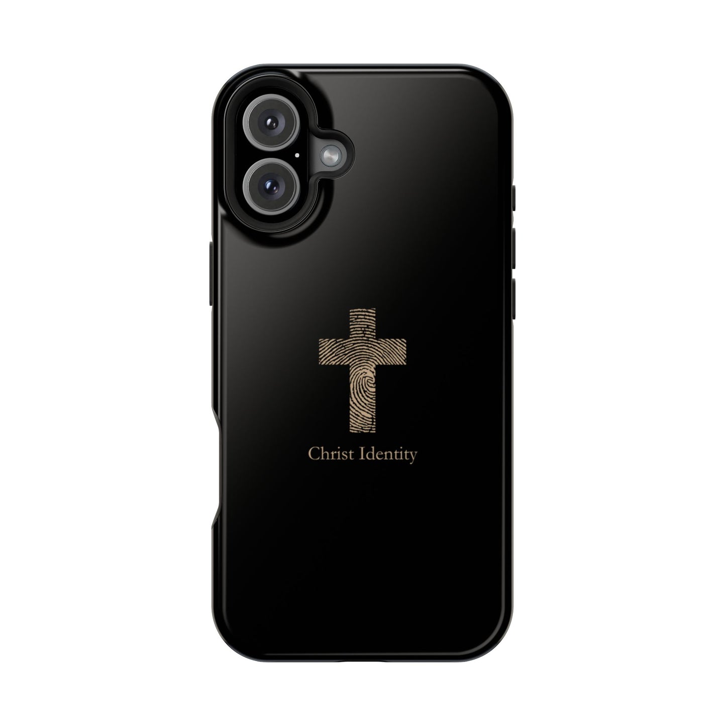 Minimalistic Christ identity durable phone case