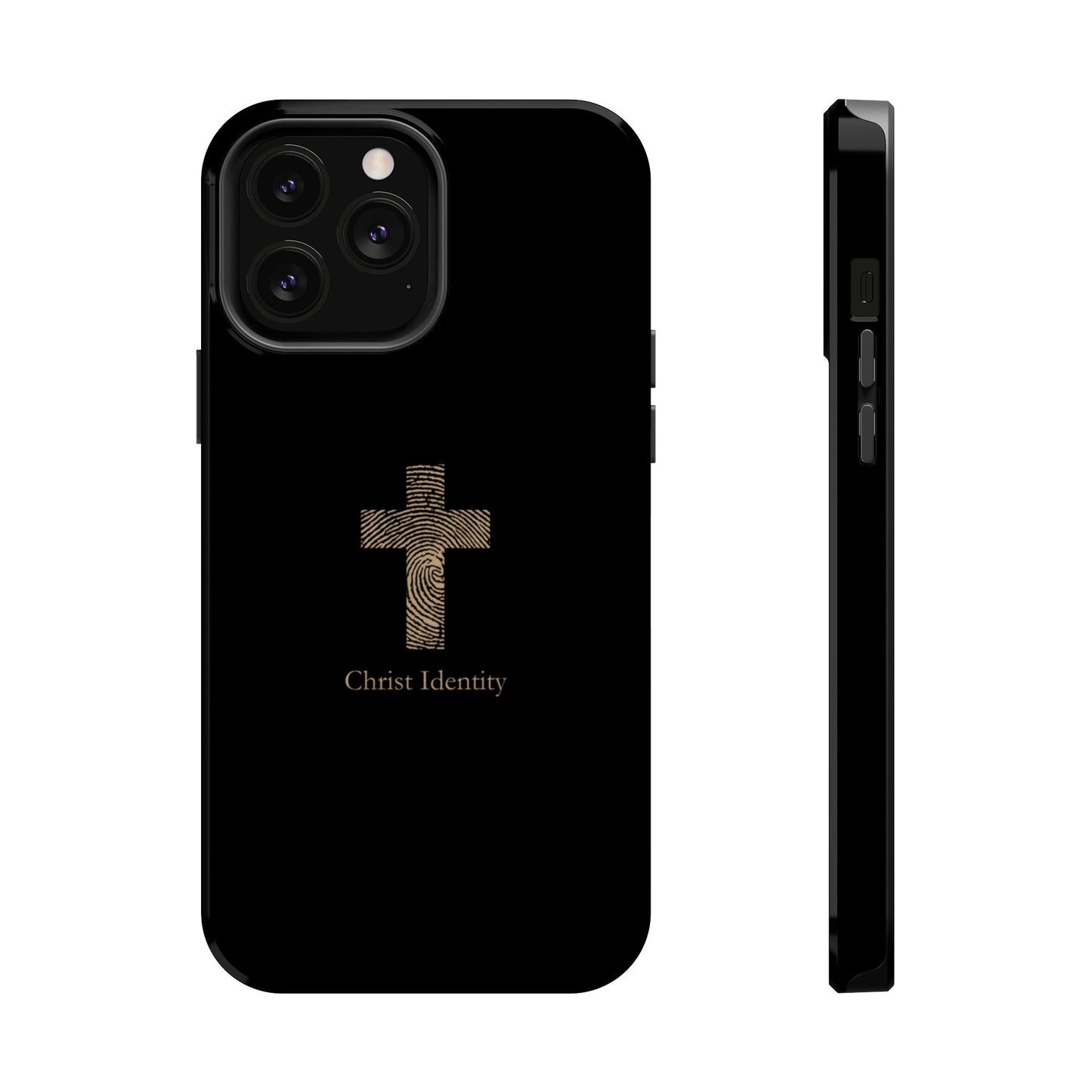 Minimalistic Christ identity durable phone case