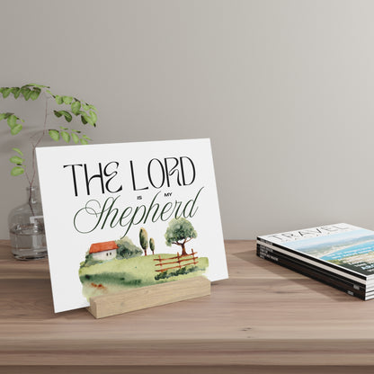 The Lord is my Shepherd Board with Stand