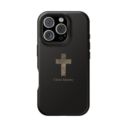 Minimalistic Christ identity durable phone case