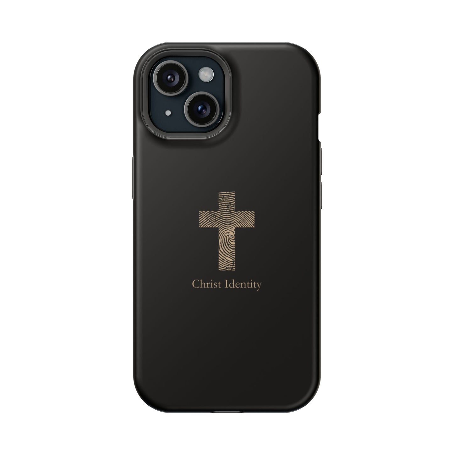 Minimalistic Christ identity durable phone case