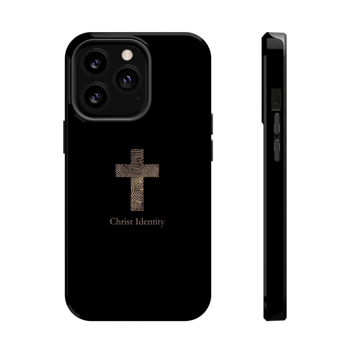 Minimalistic Christ identity durable phone case