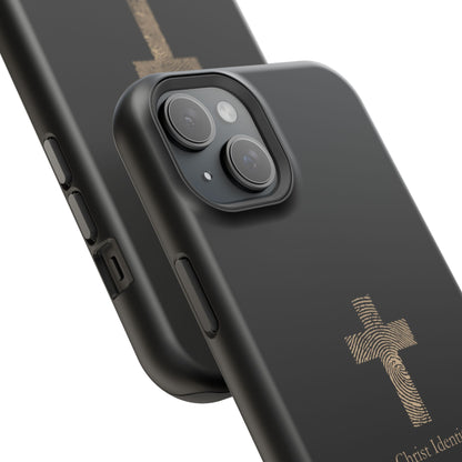 Minimalistic Christ identity durable phone case