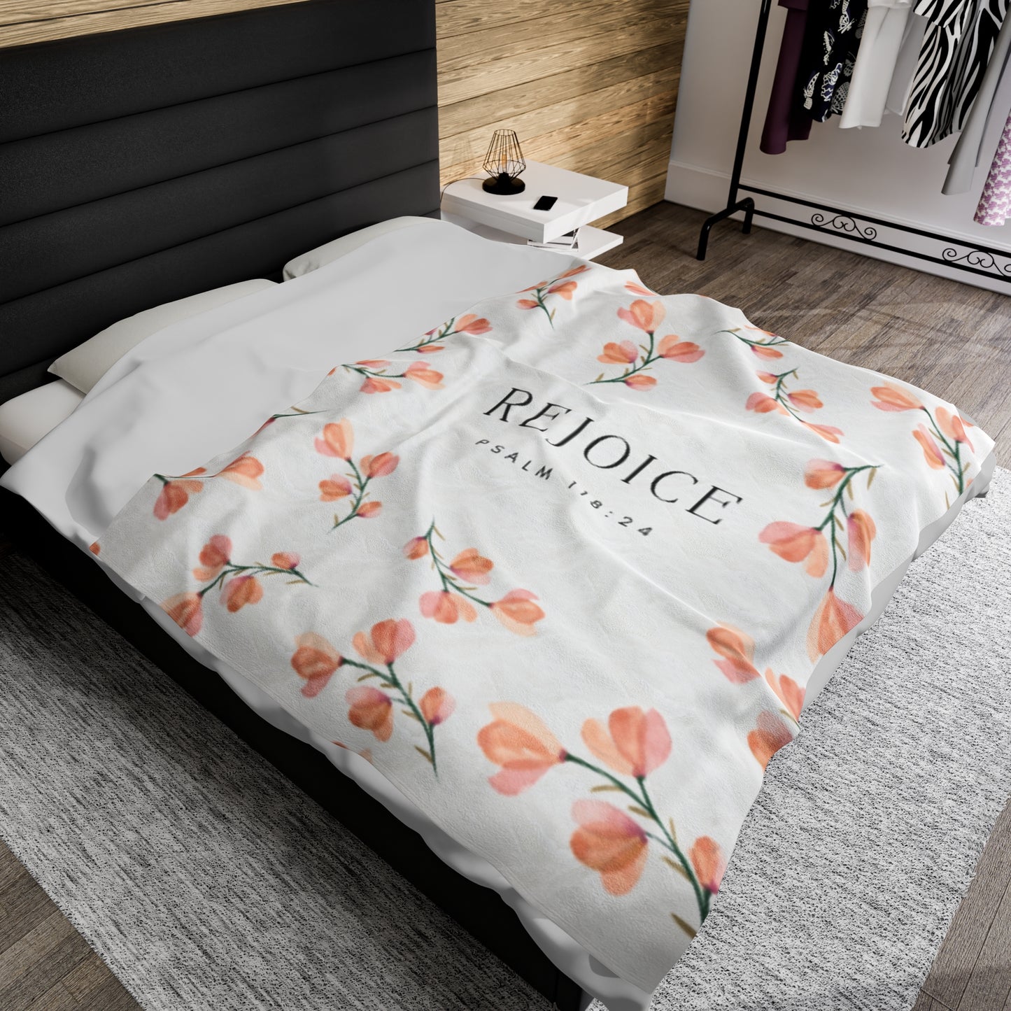 Rejoice Flowers edition Comfy Plush Blanket