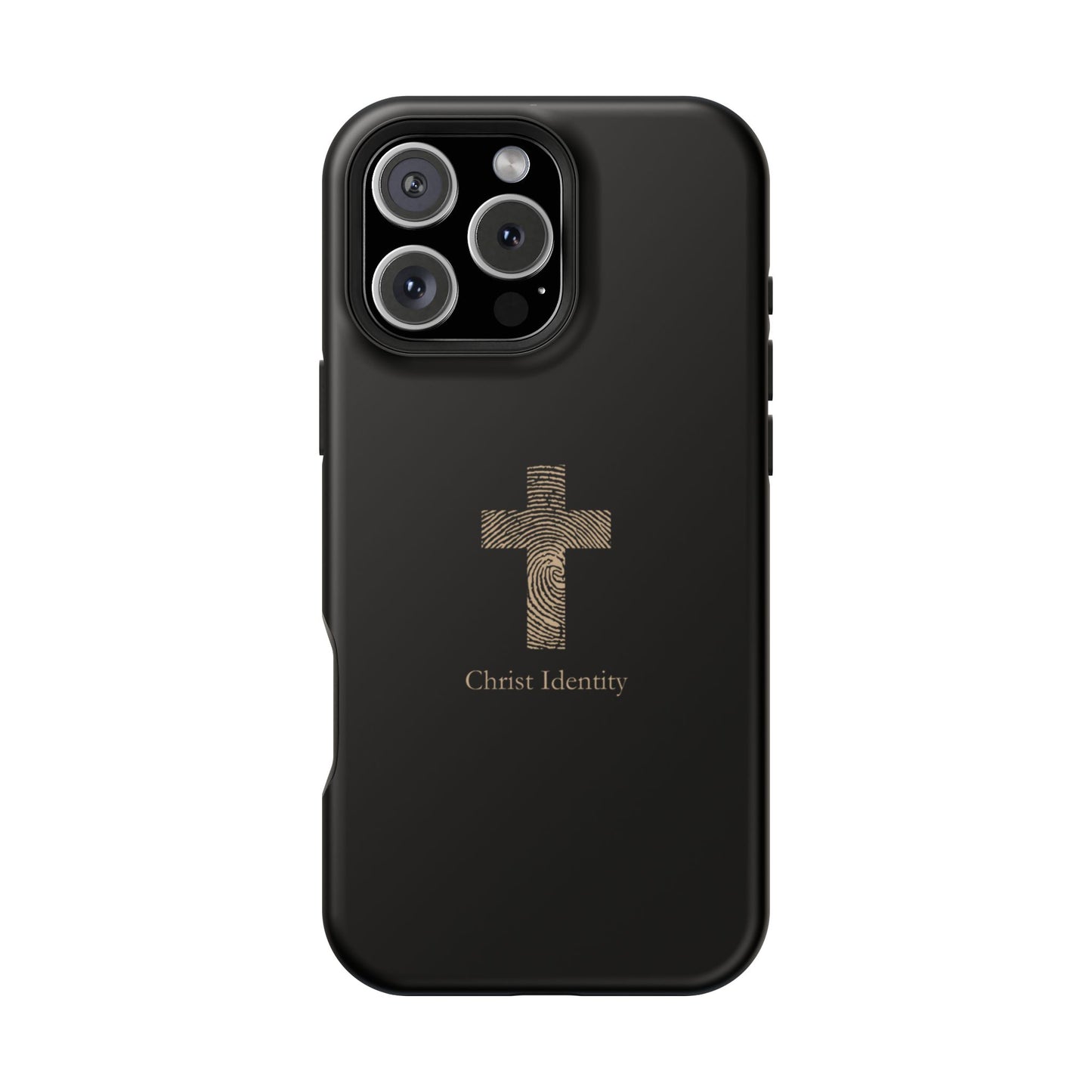 Minimalistic Christ identity durable phone case