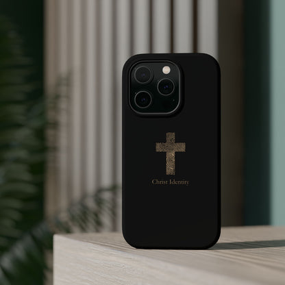 Minimalistic Christ identity durable phone case