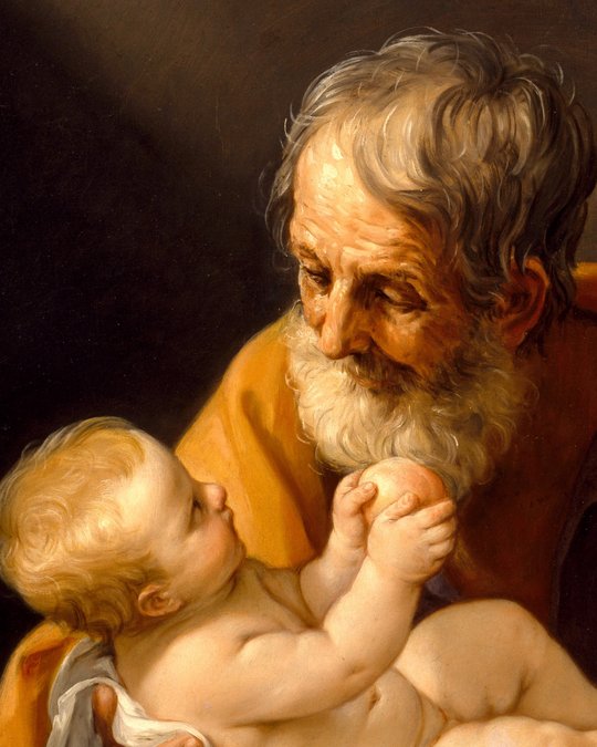 Saint Joseph and the Christ Child by Guido Reni