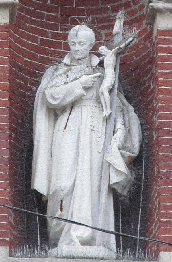 Saint Paul of the Cross, statue on the front of St. Paul of the Cross Church, Pittsburgh
